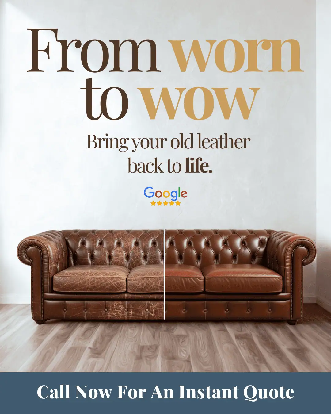 Leather Xpert Facebook ad creative
